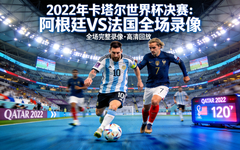 2022年卡塔尔世界杯决赛阿根廷对阵法国全场录像